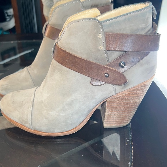 Rag & Bone Harrow grey ankle boots 8.5​ - Picture 1 of 16